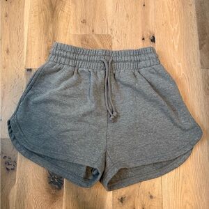 Wild Fable Gray Athletic Shorts with Elastic Waistband